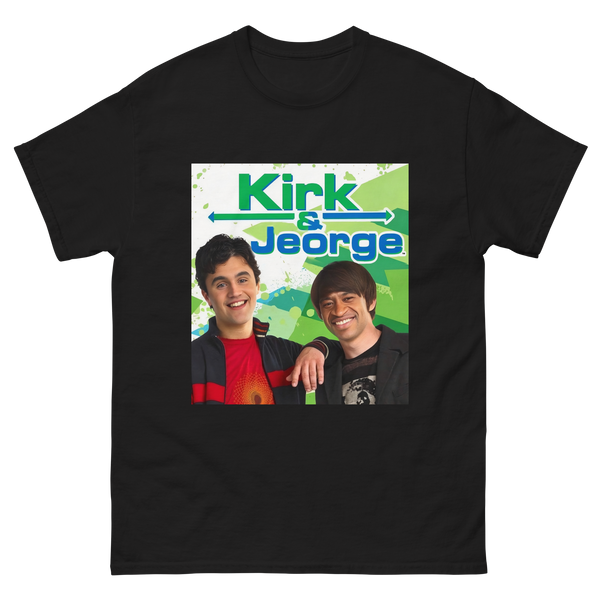 Kirk & Jeorge T-shirt (Black, White, Blue, Green)